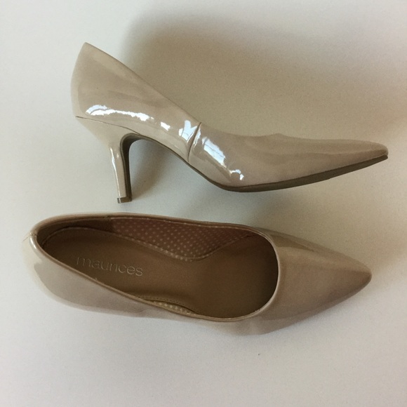 Maurices Shoes - Maurices Nude Heel Tan Lauren Size 9